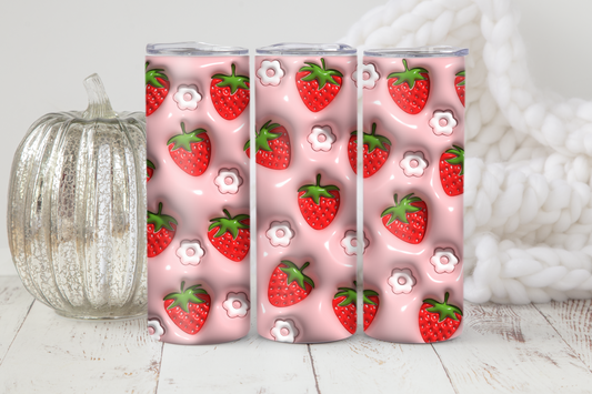 Strawberry 1 20 oz. Print Wrap