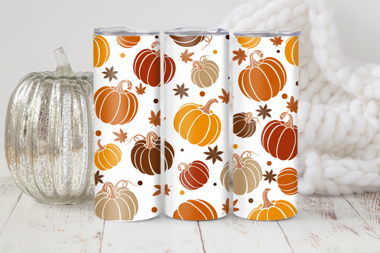 Pumpkins 20 oz. Print Wrap
