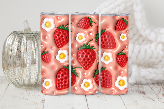 Strawberry 2 20 oz. Print Wrap