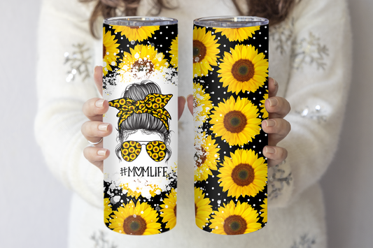 Sunflower mama 20 oz. Print Wrap