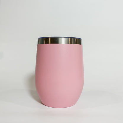 11 oz. Wine tumbler in pink Colour, Perfect for Bridesmaid Souvenir,Wholesale Blank Tumblers Canada
